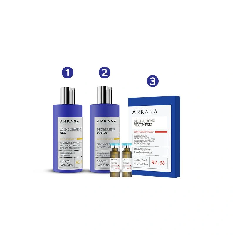 Peeling z wektorowym retinolem i enkapsułowanymi witaminami A, E, C